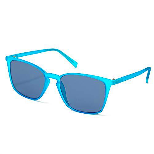 italia independent 0037-027-000 Gafas de Sol, Azul, 52 Unisex