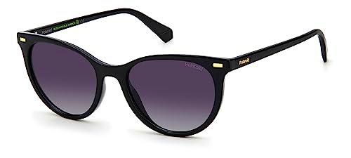 Polaroid PLD 4107/s Sunglasses, 807/WJ Black, 52 Womens