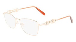 FERRAGAMO Sf2218 Gafas, 688 Rose Gold, 54/14/145 para Mujer