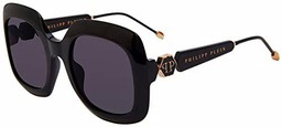 Philipp Plein SPP065S Gafas, Shiny Beige, 55 para Mujer