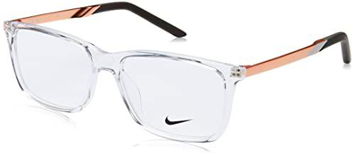 NIKE 7258 NK7258 Sunglasses, 900 Clear, 54 Unisex