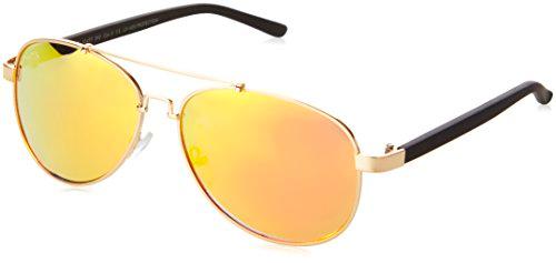 Mstrds Sunglasses Mumbo Mirror gafas de sol, Dorado (Gold/Orange 4465)