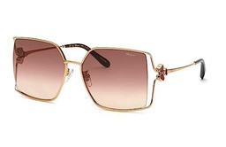 Chopard SCHG68V Gafas, Shiny Red Gold, 62 para Mujer