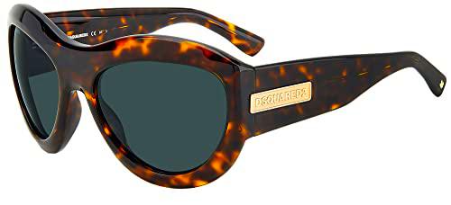 DSQUARED2 D2 0072/S Gafas, Havana, 59 para Hombre