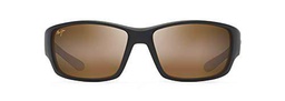 Maui Jim Local Kine Gafas, Matte Dark Transparent Brown/Tan/Cream