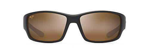 Maui Jim Local Kine Gafas, Matte Dark Transparent Brown/Tan/Cream