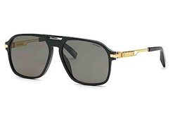 Chopard SCH347 Gafas, Shiny Black, 58 para Hombre