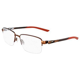 NIKE 8141 Sunglasses, 212 Satin Walnut, 55 Unisex