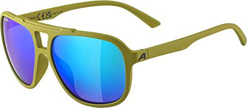 Alpina Unisex - Adultos, SNAZZ gafas de sol, olive matt/green, One Size