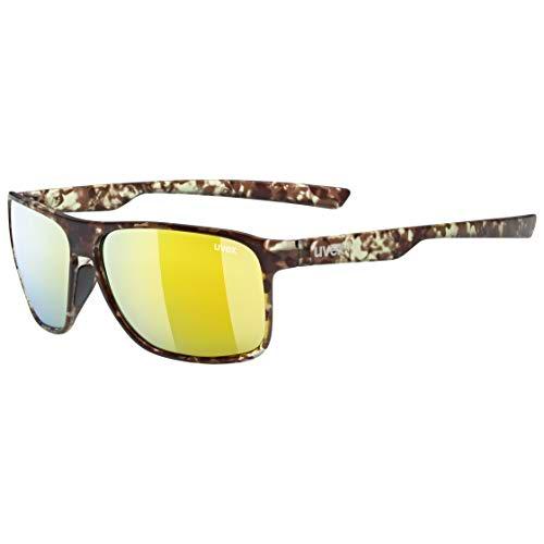 Uvex lgl 33 Pola Gafas de Sol, Adultos Unisex, Havanna Mat/Yellow, One Size