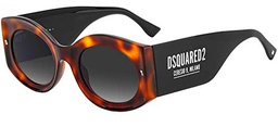 DSQUARED2 D2 0071/S Gafas, Havana Black, 51 para Hombre