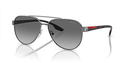 Prada LINEA ROSSA 5AV3M1 Gafas de Sol, Gunmetal, 61 para Hombre