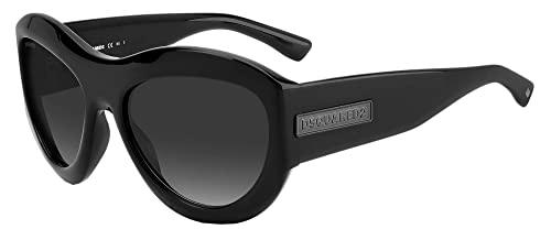 DSQUARED2 D2 0072/S Gafas, Black, 59 para Hombre