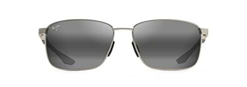 Maui Jim KA'ALA Gafas, Silver, 58/17/137 Unisex Adultos