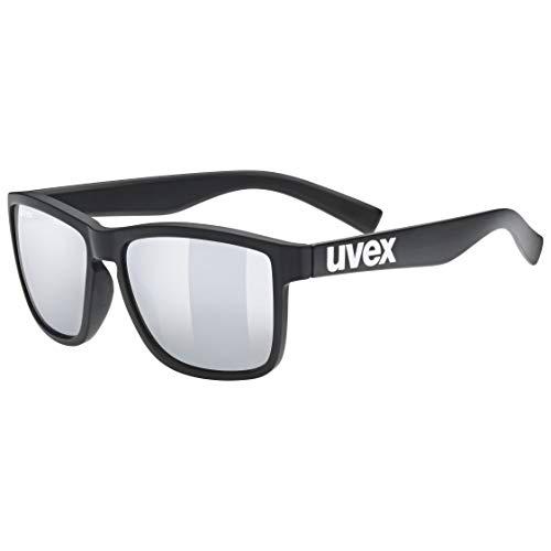 Uvex lgl 39 Gafas de Sol, Unisex-Adult, Black Mat/Silver, One Size