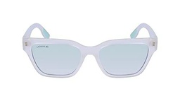 Lacoste L6002S Gafas, Matte Crystal, 53/17/145 para Mujer