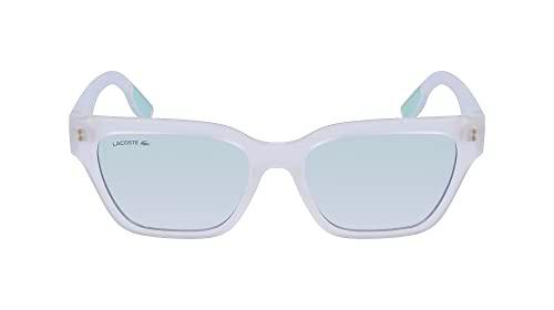 Lacoste L6002S Gafas, Matte Crystal, 53/17/145 para Mujer