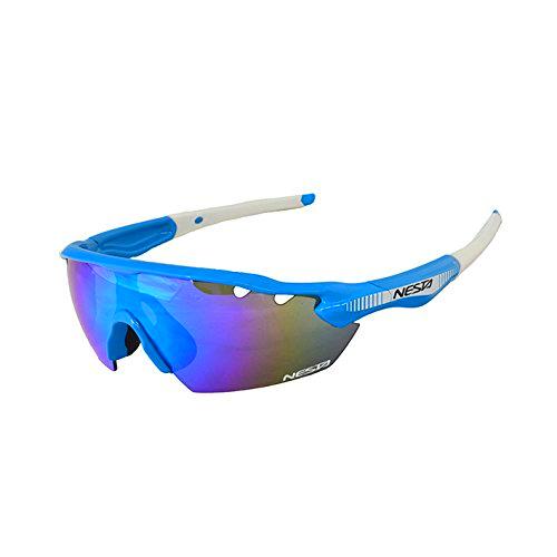 Nesta Xenon Gafas Deportivas, Unisex Adulto, Azul, Talla Única