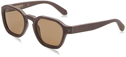 Police SPLE38 Gafas, Shiny Brown, 50 para Hombre