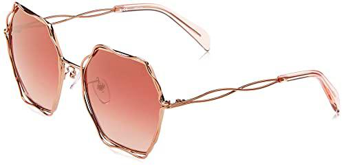 TOUS STO445 Gafas, Shiny Red Gold, 57 para Mujer