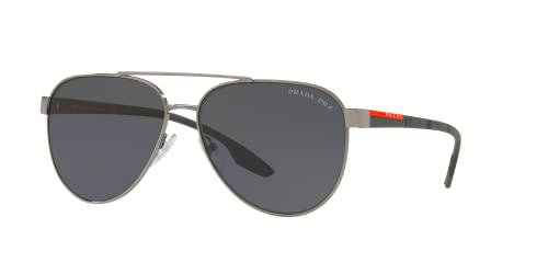 Prada LINEA ROSSA 0PS 54TS Gafas de Sol, Gunmetal, 58 para Hombre