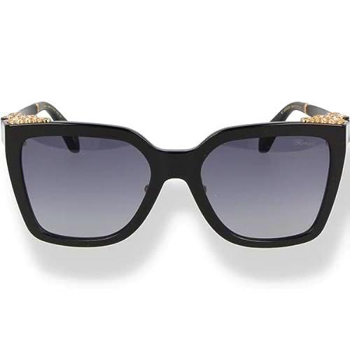 Chopard SCH330S Gafas, Shiny Black, 56 para Mujer