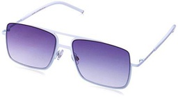 Marc Jacobs Marc 35/S 9C SJR 55 Gafas de Sol, Blanco (White/Dk Grey SF), Hombre