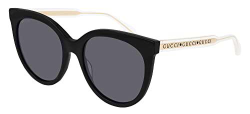 Gucci Gafas de Sol, Mujer, Negro/Gris Cristal, 54mm