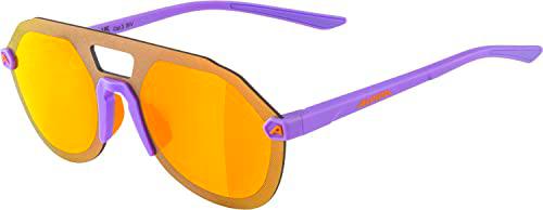 Alpina Unisex - Adultos, BEAM II gafas de sol, purple matt/orange, One Size