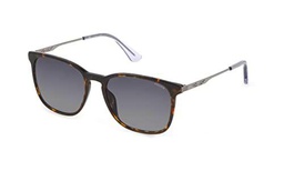 Police SPLD47 Gafas, Shiny Dark Havana, 55 para Hombre