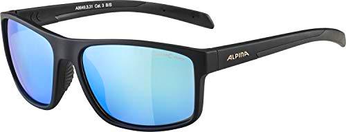 ALPINA NACAN I Gafas, Unisex Adulto, Negro Mate, Talla única