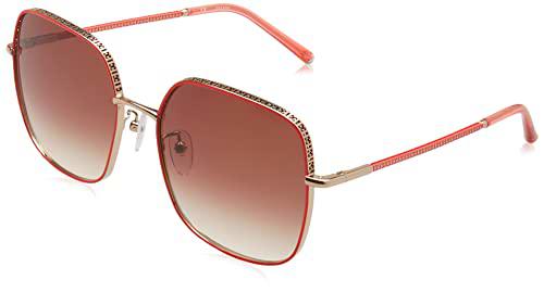 Escada SESD52 Gafas, Shiny Red Gold W/Coloured Parts