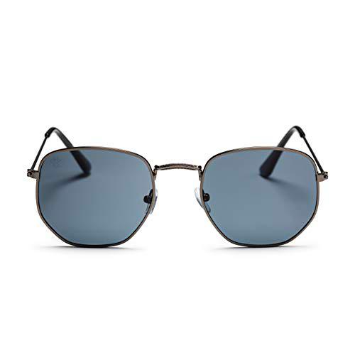 CHPO Ian Gafas de Sol, Gris (Gunmetal/Black), 50 Unisex Adulto