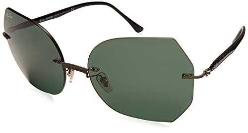 Ray-Ban 0RB8065 Gafas, Black ON Sanding Gunmetal, 62 Unisex Adulto