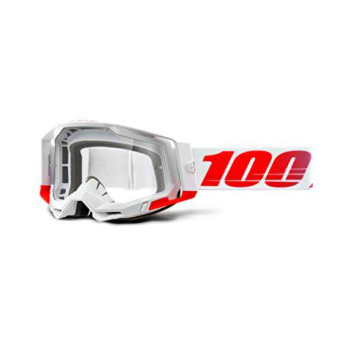 Desconocido 100% RACECRAFT 2 Goggle St-Kith-Clear Lens Gafas de Sol