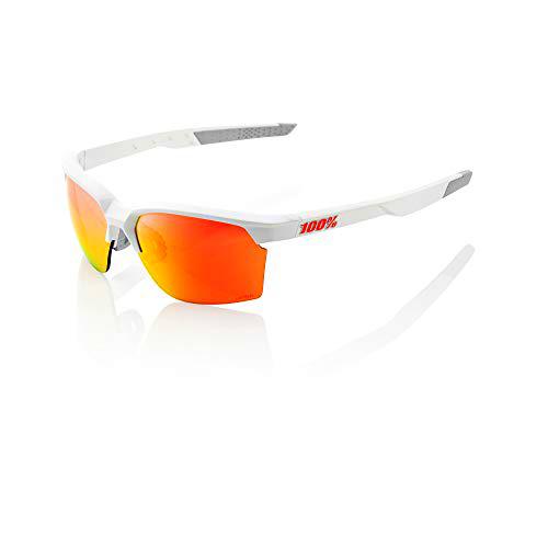 100 Percent SPORTCOUPE-Matte White Multilayer Mirror Lens Gafas