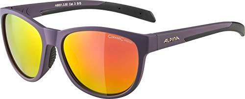 ALPINA NACAN II Gafas, Unisex Adulto, Negro Mate, Talla única