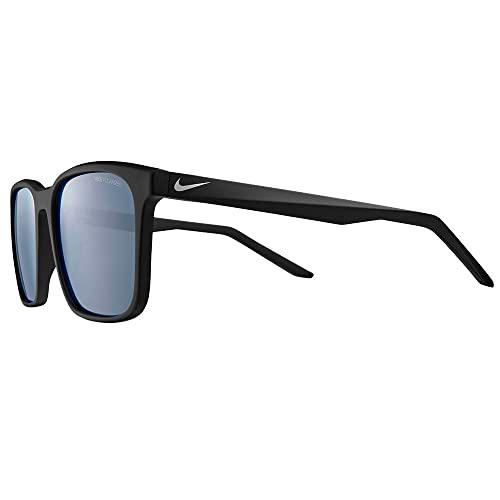 NIKE Rave P Sunglasses, 013 Matte Black Polar gre, 57 Unisex