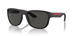 PRADA LINEA ROSSA 0PS 01US Gafas de Sol, Black Rubber