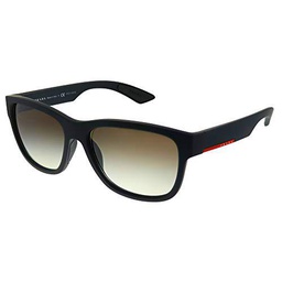 Prada LINEA ROSSA 0Ps 03Qs Gafas de Sol, Black Rubber