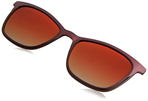 MODO &amp; ECO Denali Clip on Gafas, Dark Red Tortoise Gradient