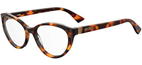 MOSCHINO MOS557 Gafas, Havana, 53 para Mujer