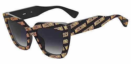 MOSCHINO Gafas de Sol MOS148/S Black Pattern/Grey Shaded 52/21/140 mujer