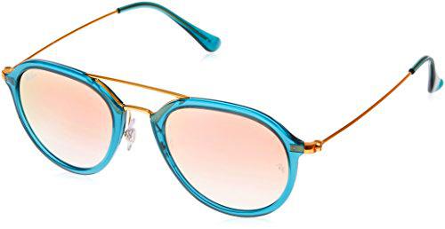 Ray-Ban 0Rb4253 Gafas de Sol, Azul/Bronce-Cobre/Cobre Degradada (Blue)