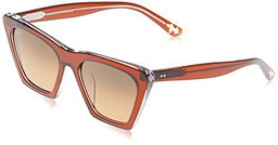 Maui Jim Kini Gafas, Rootbeer with Crystal, 54/20/145 Unisex Adultos