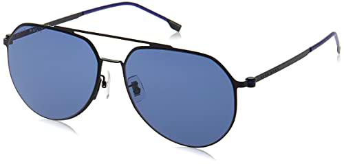 BOSS 1404/F/Sk Gafas, Matte Black, 61 para Hombre