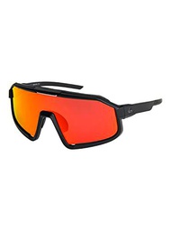 Quiksilver Slash Plus Gafas, Matt Black/ML Red, One Size para Hombre