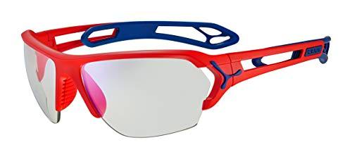 Cébé S'Track L Gafas de Sol, Adultos Unisex, Matt Red Blue, Large