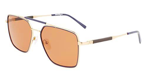 FERRAGAMO SF293S Gafas, Rose Gold/Bordeaux, 54 para Mujer