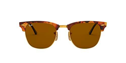 Ray-Ban 0RB3016 - Gafas de Sol Unisex-Adultos, Marrón (Spotted Brown Havana), 49 mm